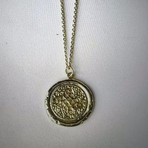 Rosette Medallion Necklace